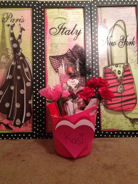 valentines basket for sister